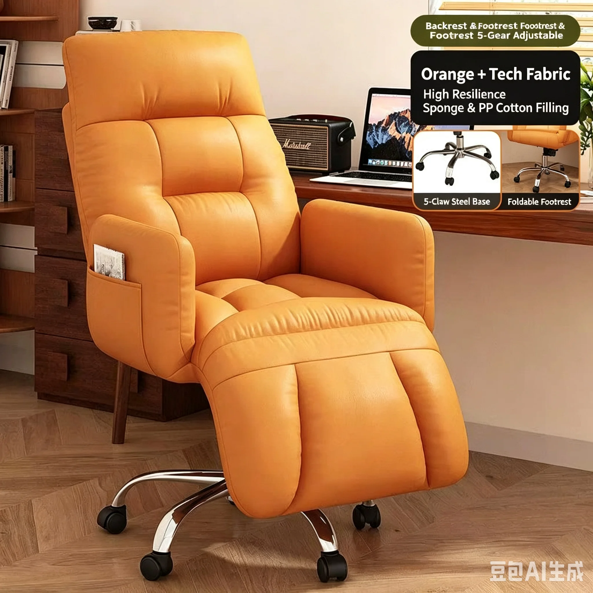 5 Gear Adjustable Recliner Off - Office Tech Gear review and price