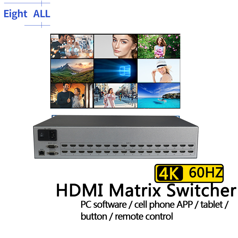 4K@60 HDMI Matrix Switch 8x8 4 - Power Over Ethernet review and price