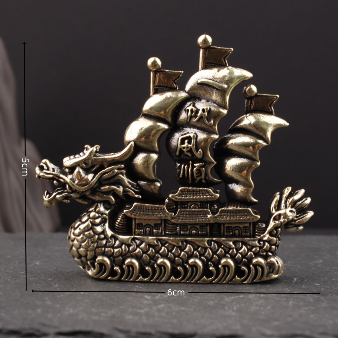Figure Dragon Boat Statue Home - Office Technologies review and price