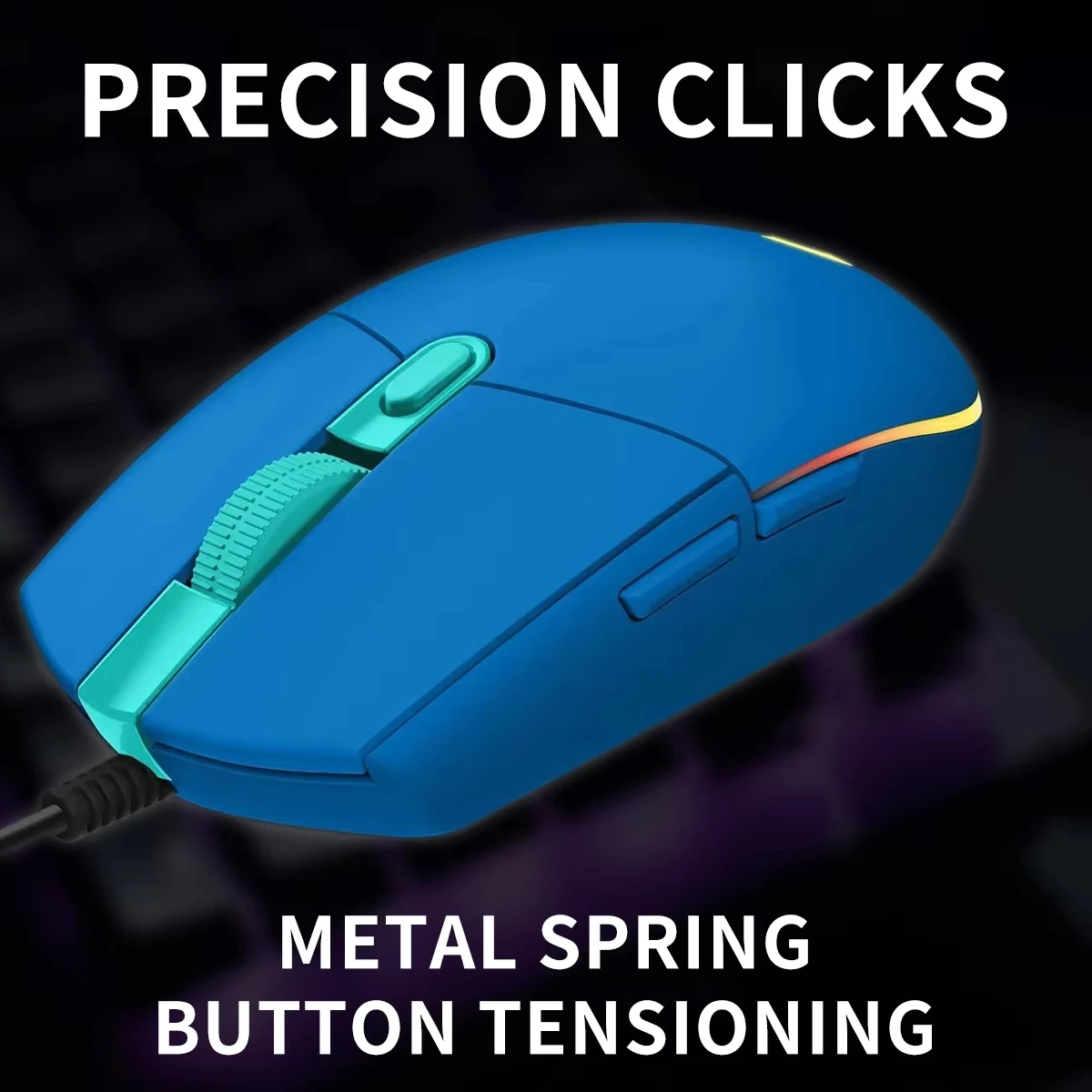 Logitech G203 LIGHTSYNC Wired  - Logitech Mouse G203 review and price