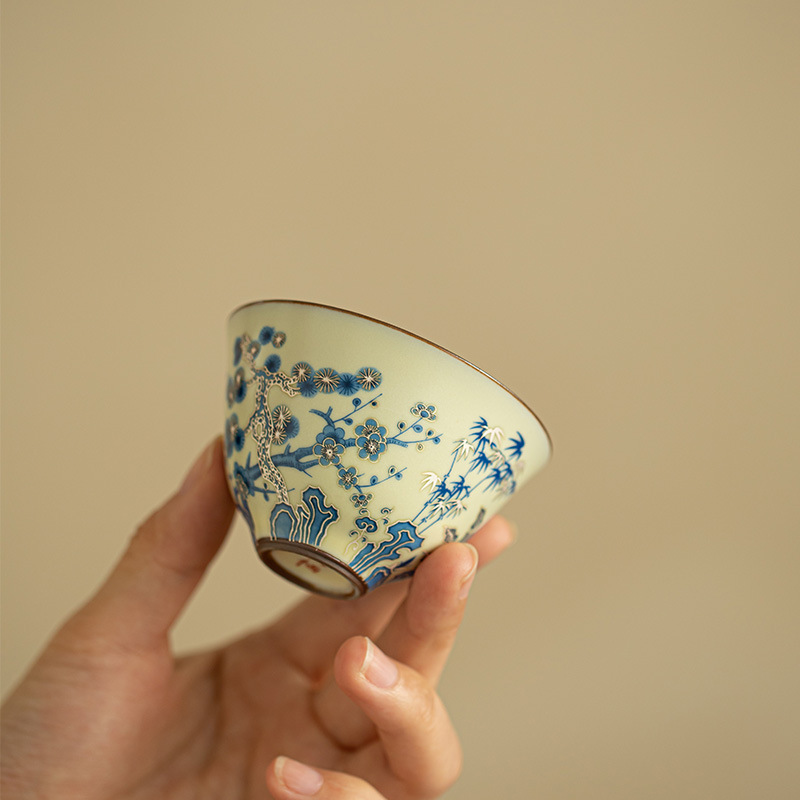 Jingdezhen Hand Painted Blue W - Office Technician review and price